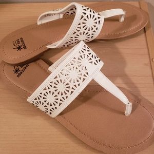Montego Bay Club White Sandals